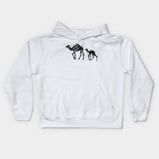 Dromedary Camels Kids Hoodie